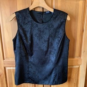 Elegant Gap Black Floral Blouse